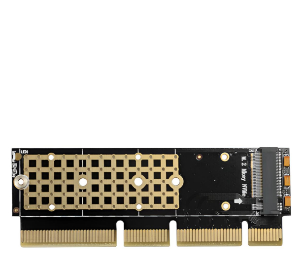 AXAGON PCEM2-1U PCI-E 3.0 16x - M.2 SSD NVMe, 80mm SSD, low profile - 1127194 - zdjęcie 3